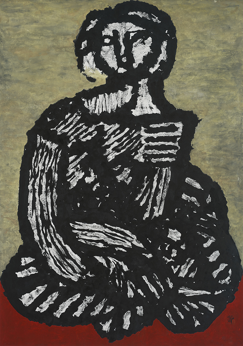 Jang Byeong Eun · Eastbrush · 张炳彥 · figure · mixed_media_on_paper · 1456mm_x_1030mm · 2025